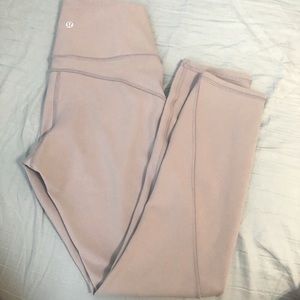 Lululemon dusty pink purple 23” legging high waist